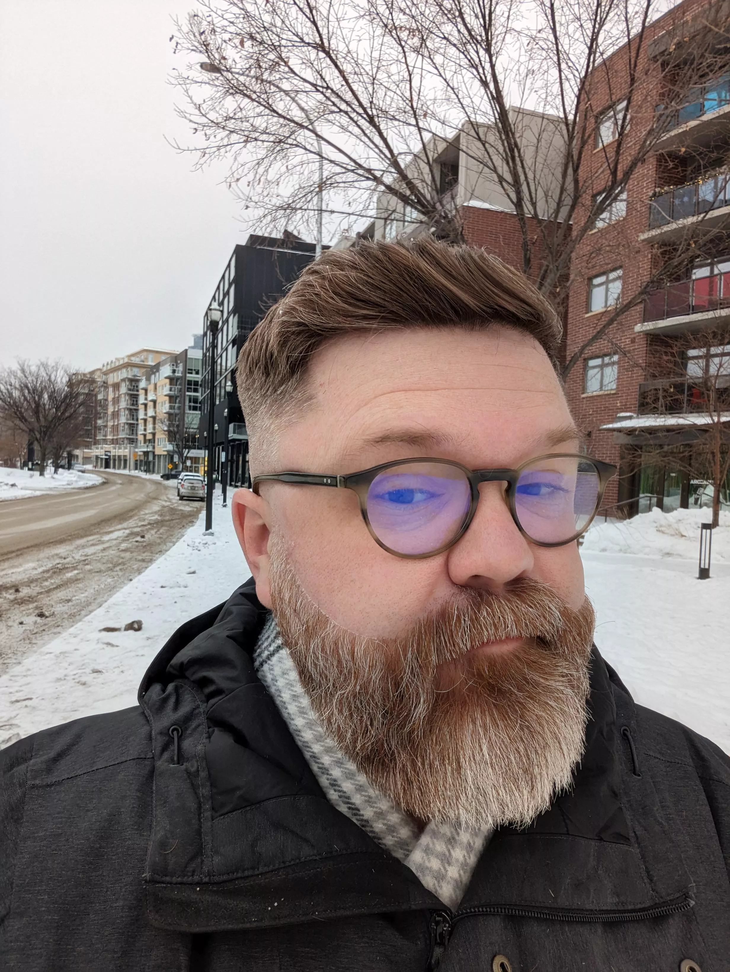 Crisp lines on a fresh cut and feeling good