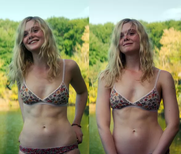 Elle Fanning has such a tight sexy body
