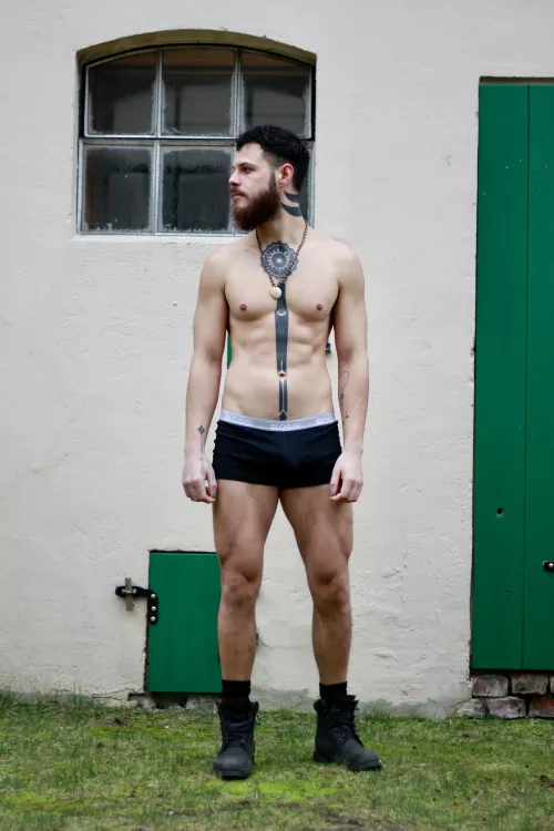 Getting some fresh morning air on my skin