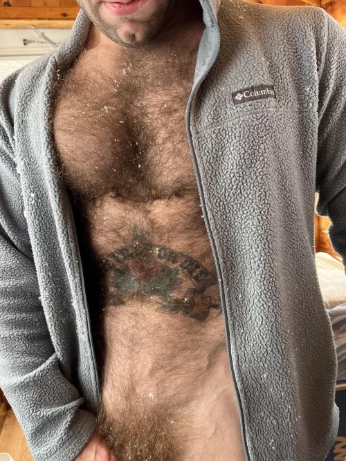 Good morning from the snowy farm ❄️