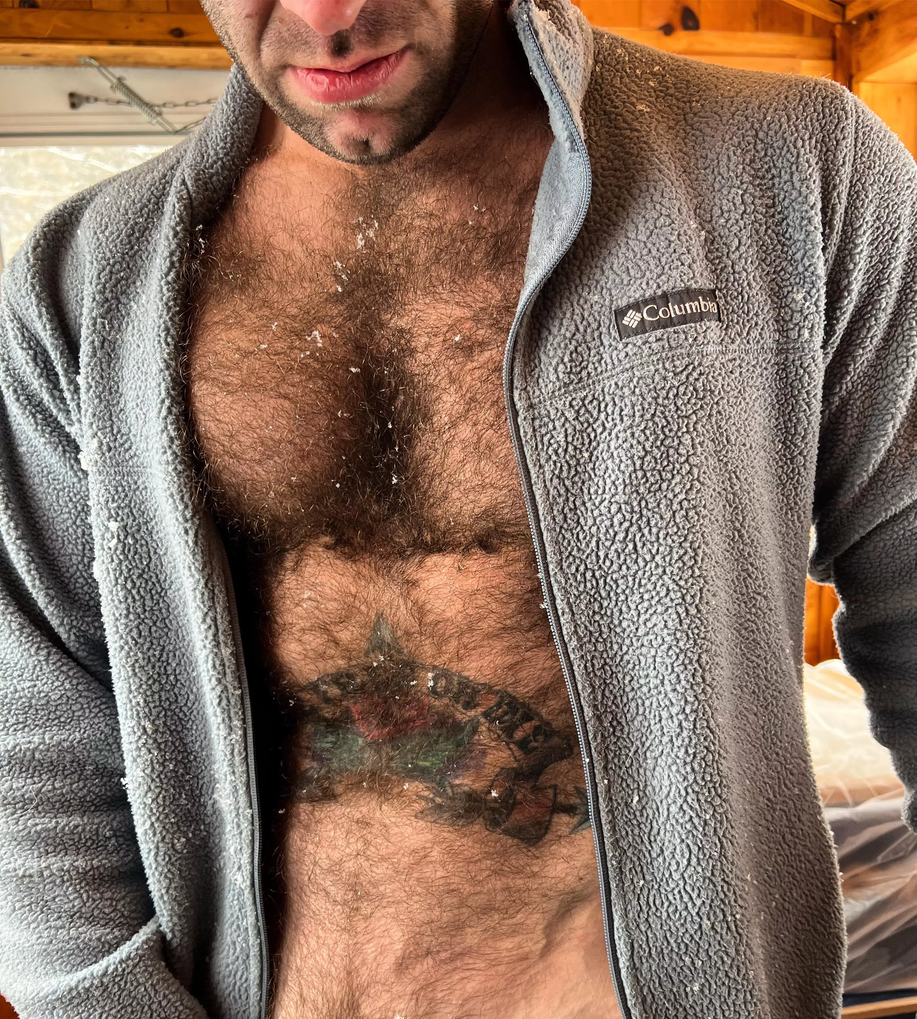 Good Morning from the snowy farm.