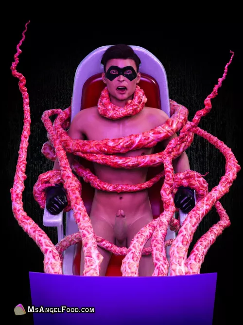 Gymnast Ensnared by Tentacles (Ms. Angel Food)