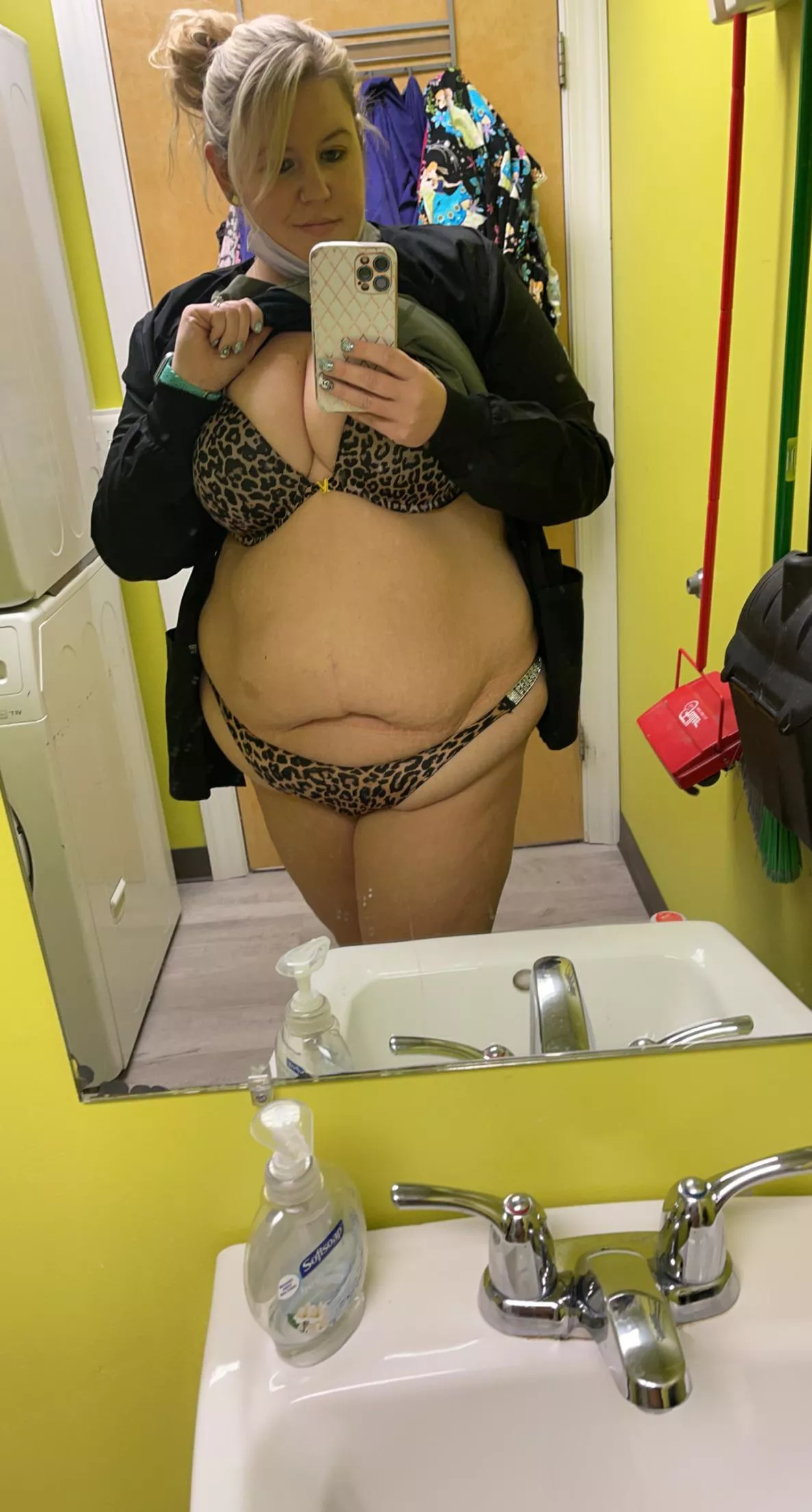 Hope you like what’s under my scrubs