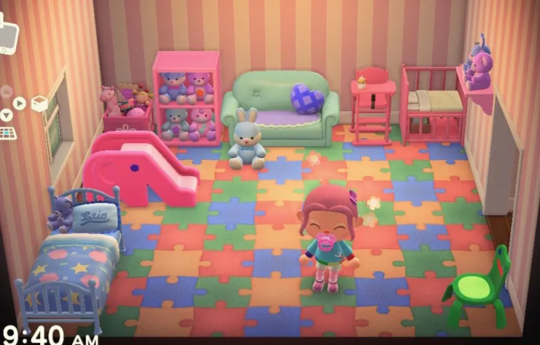I finally finished my abdl room in animal crossing