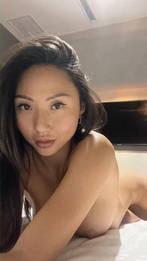 I want to lick the cream off your chest.