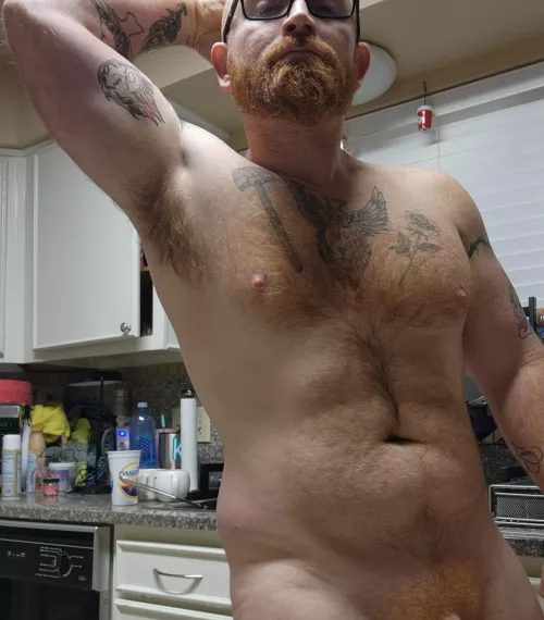 Inked up Ginger Daddy