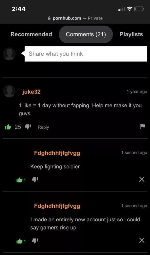 KEEP FIGHTING, BRETHREN