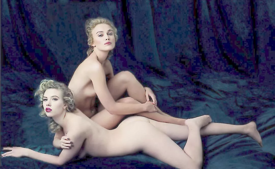 Keira Knightley and Scarlett Johannson (2006)