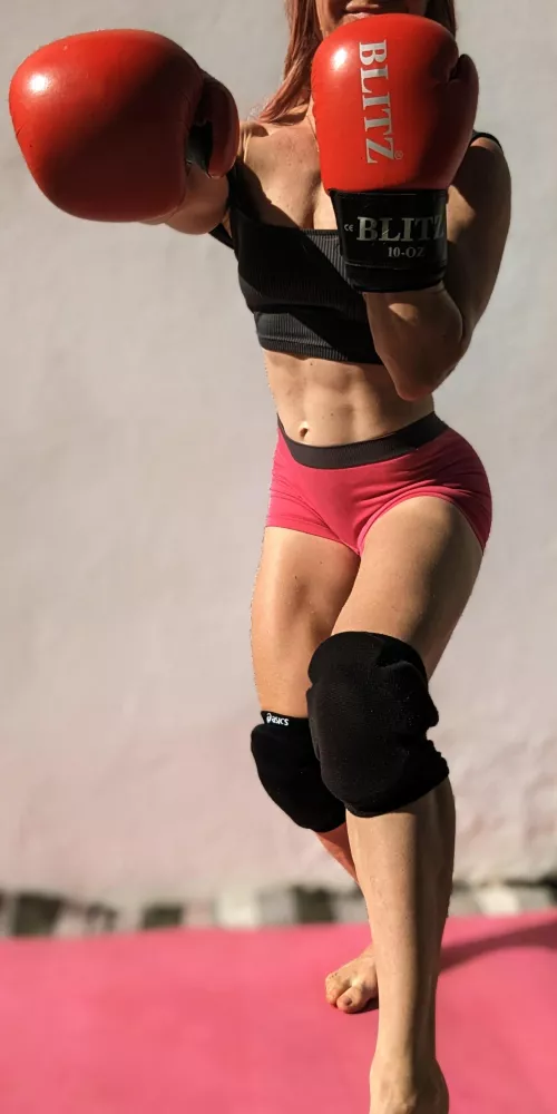 Let's kick that cheek