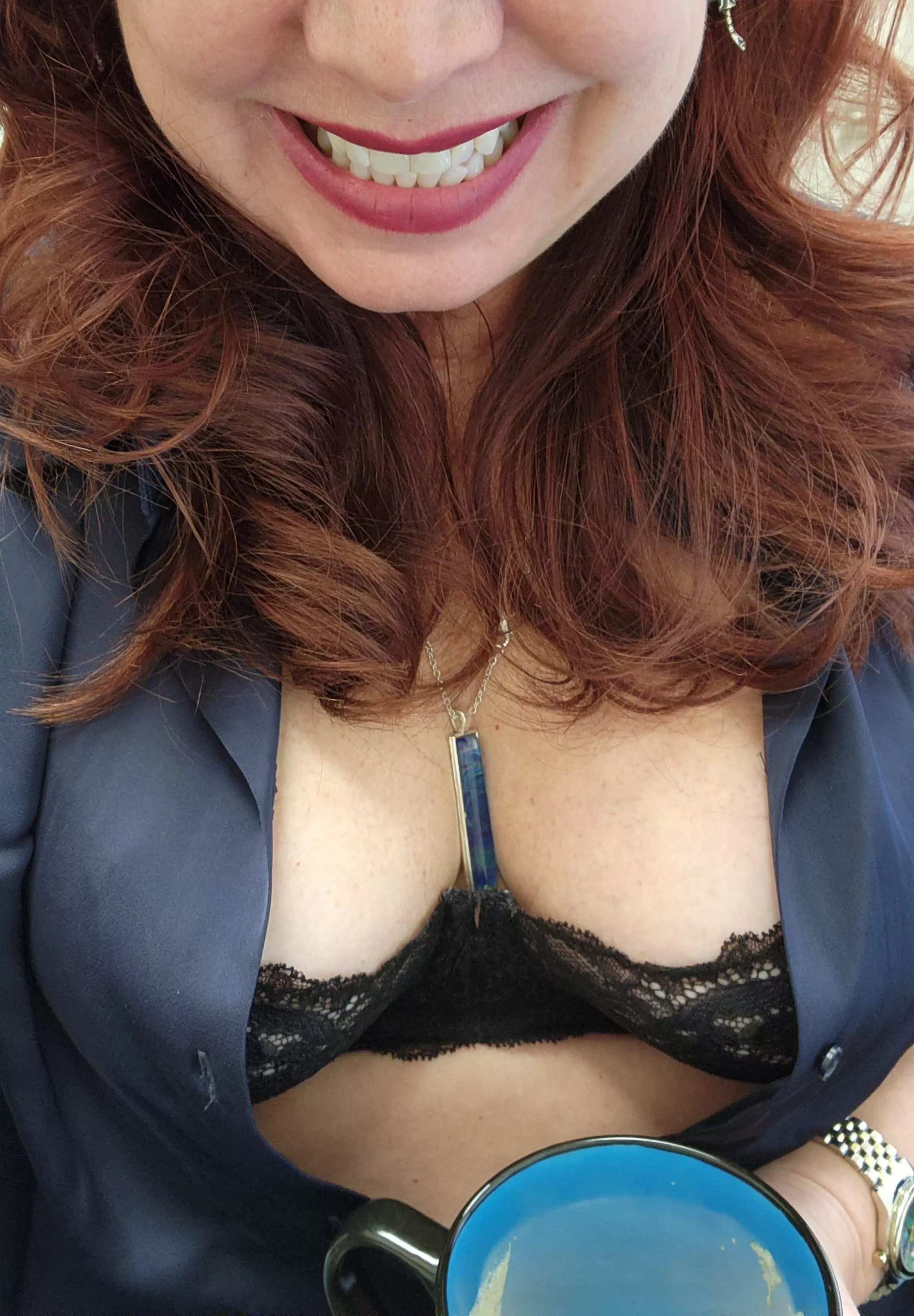 Like my new necklace?