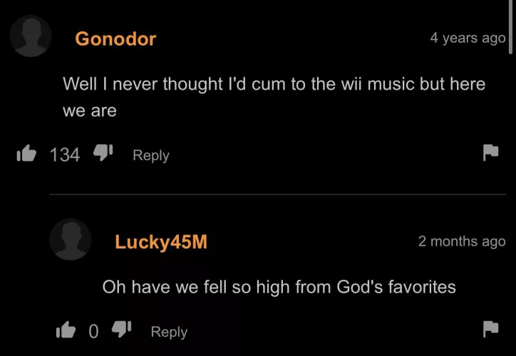 most typical comment