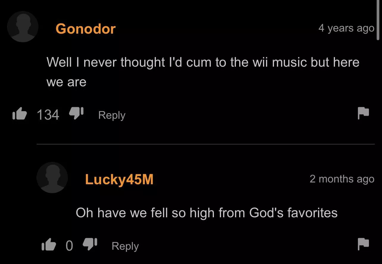 most typical comment