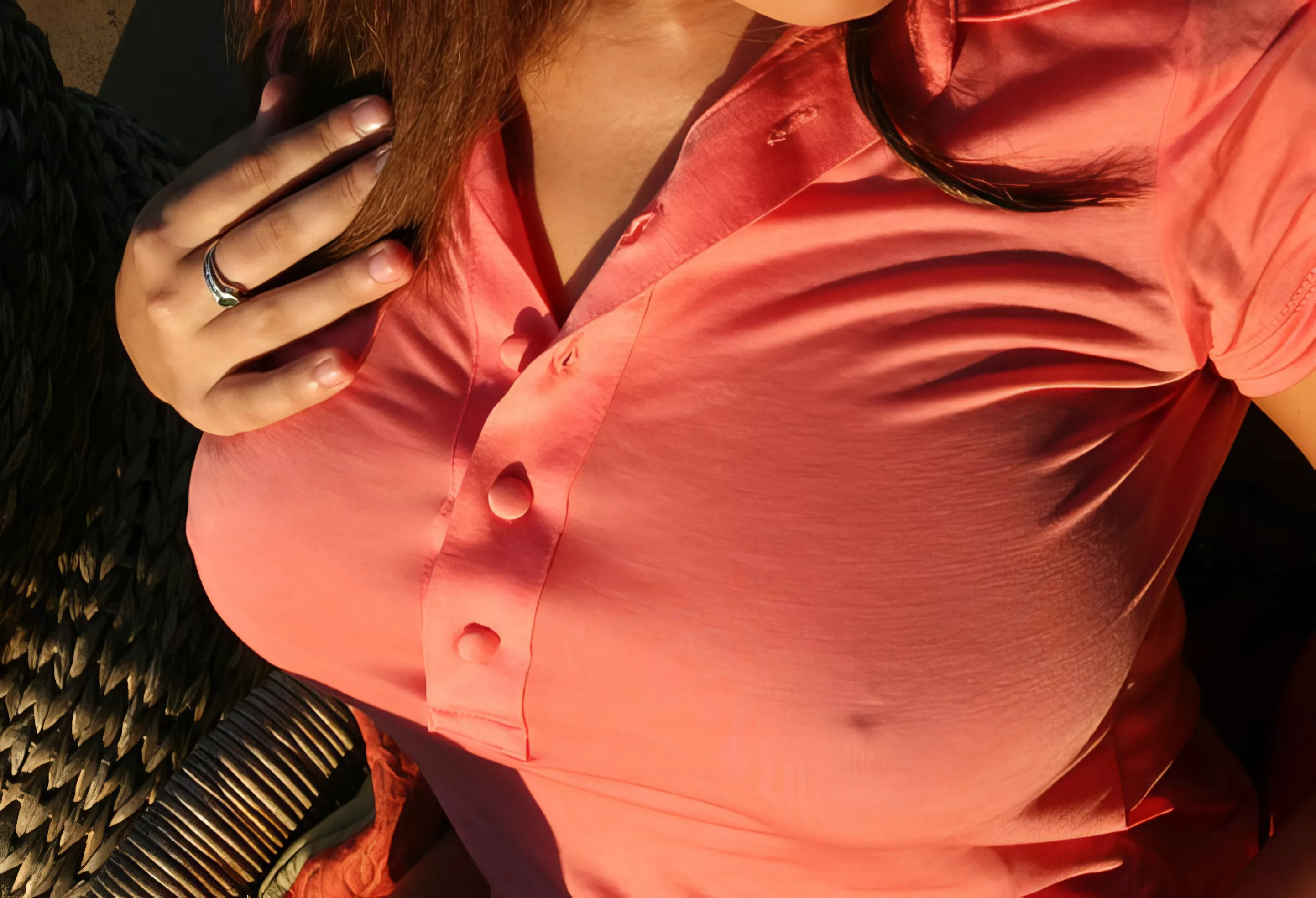 Naturally pointy, hope you wouldn't make me wear a bra