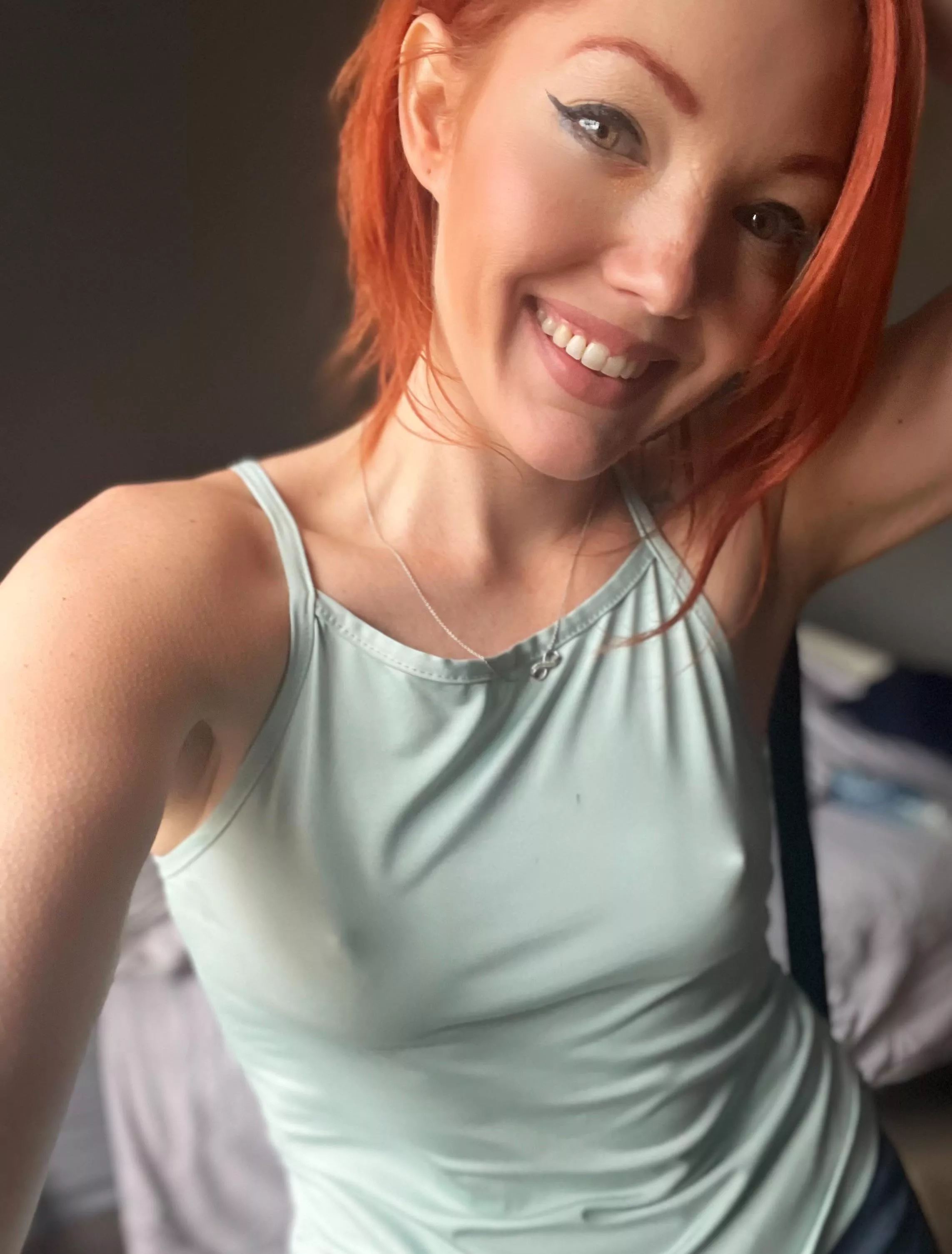 One of my favorite shirts to wear braless