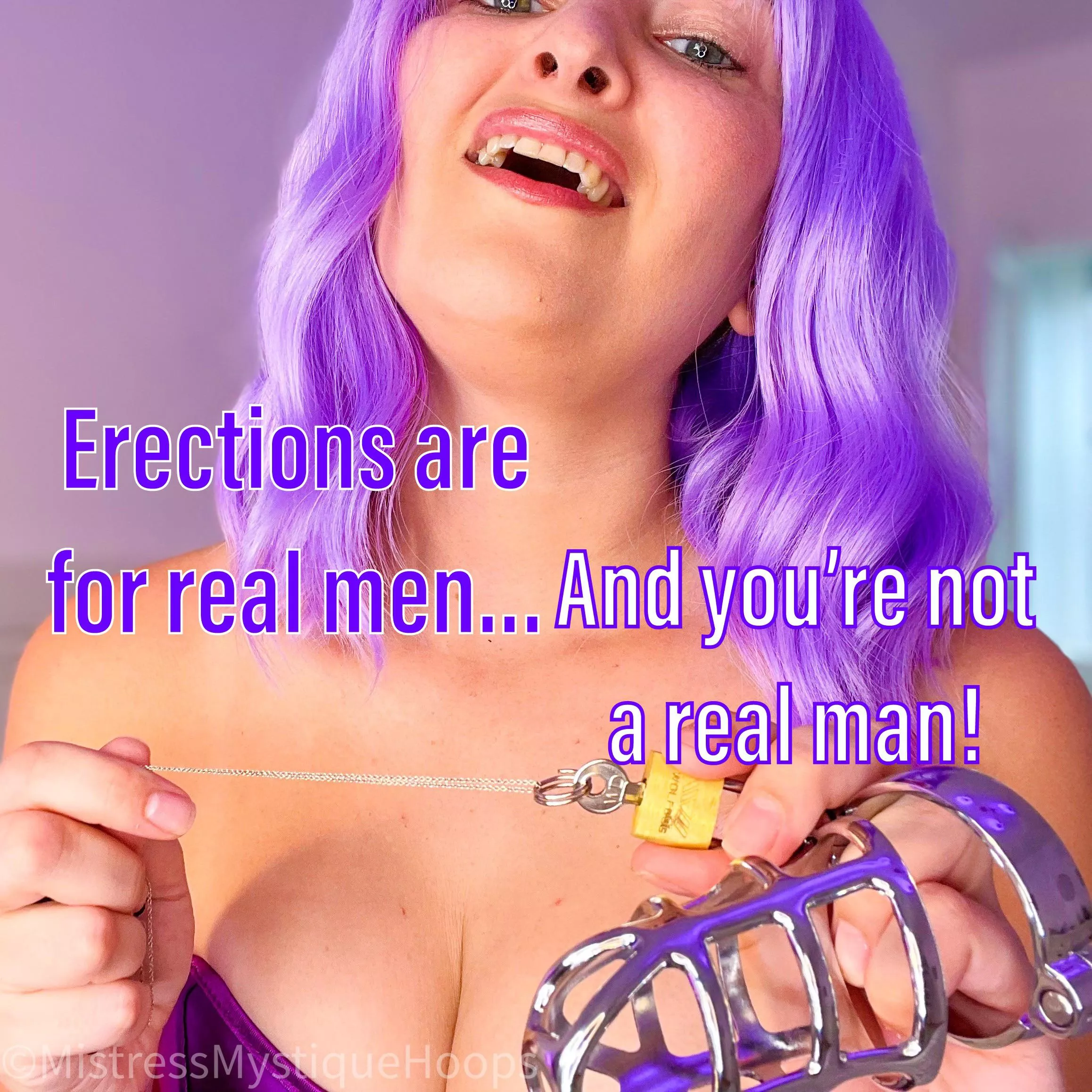 Pets get caged instead. [domme]