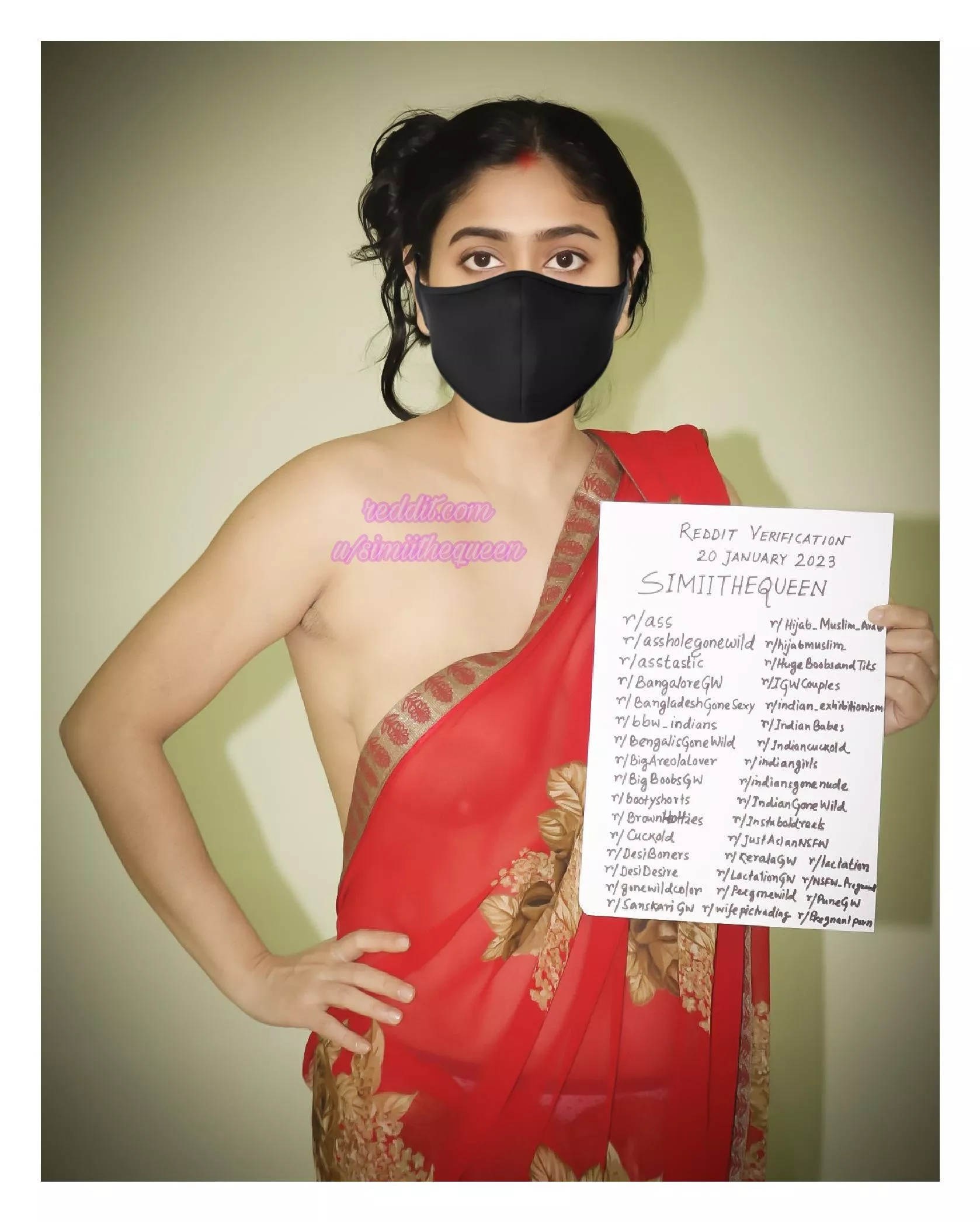 Please, someone assist me in putting on the saree[f]