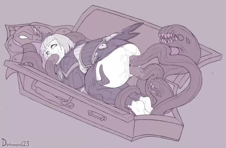 she's in her grave now