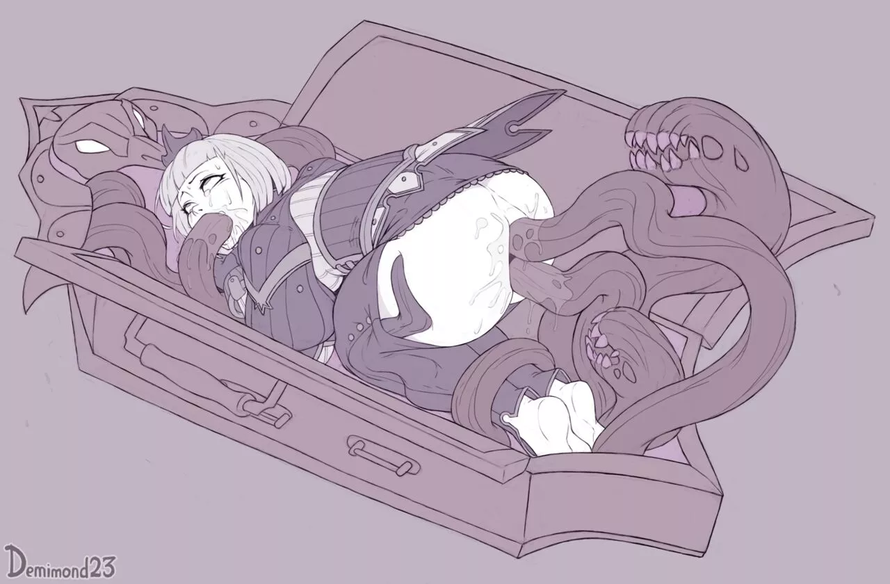 she's in her grave now