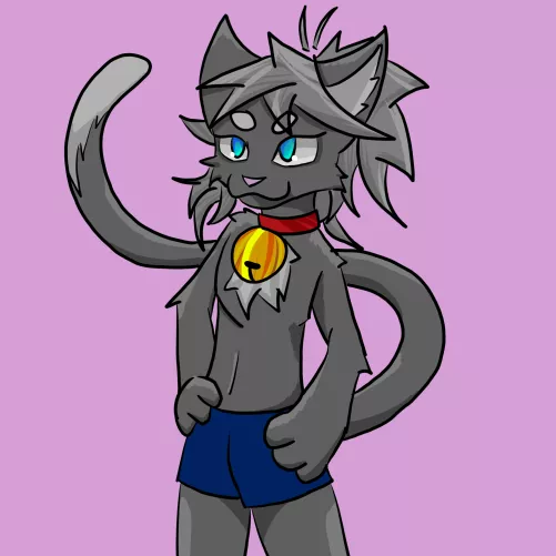 Smug lil troublemaker up to no good