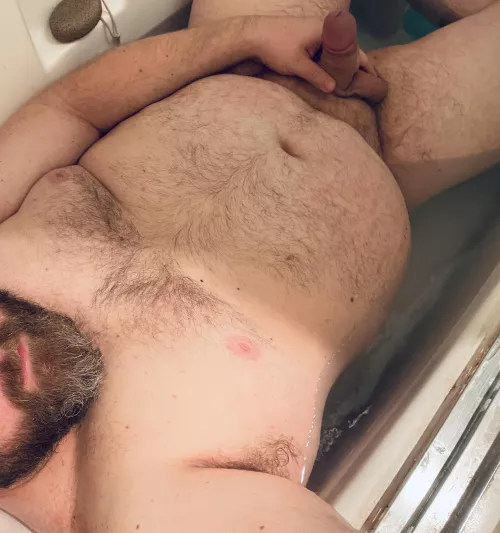 Sucked off in the bath?