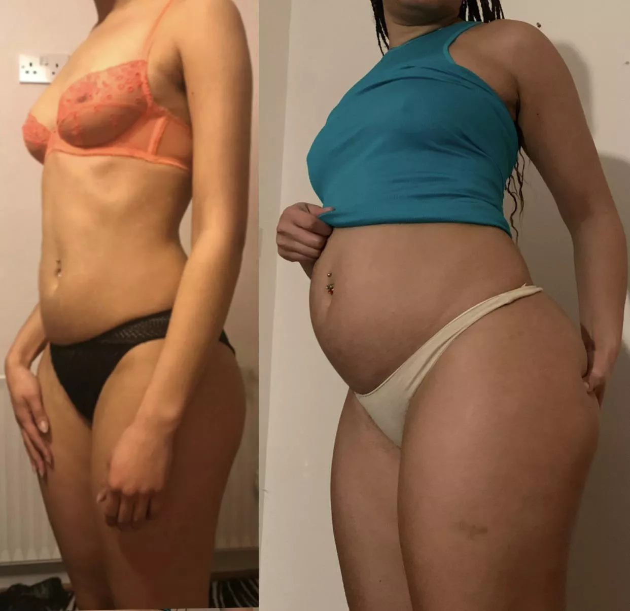 This gut is sticking out further and further each day 🥵