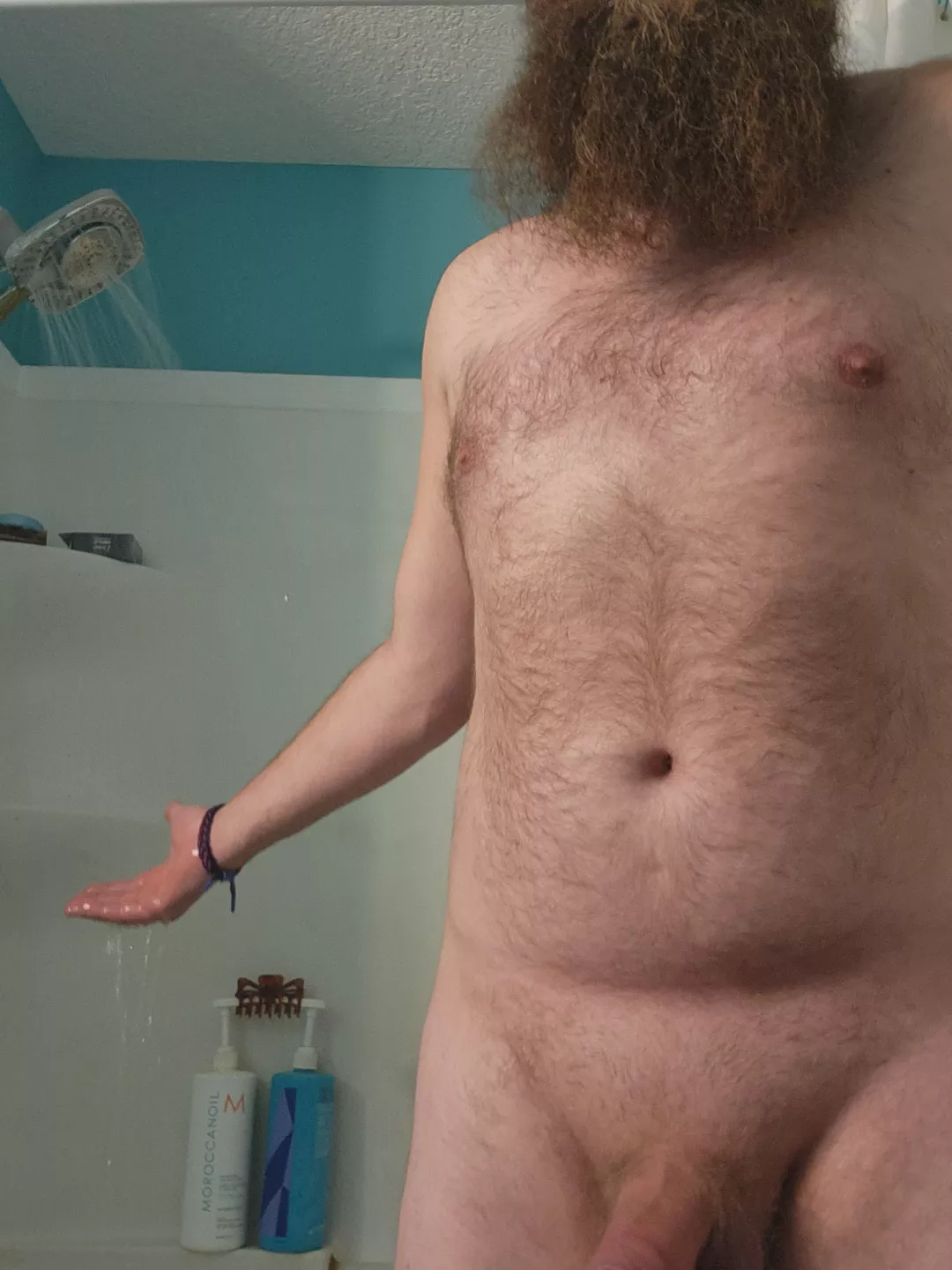 Waiting for the 🚿 to warm up. 🙄🤭