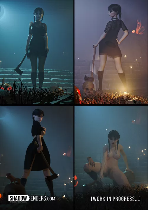 Wednesday Addams (shadowrenders)