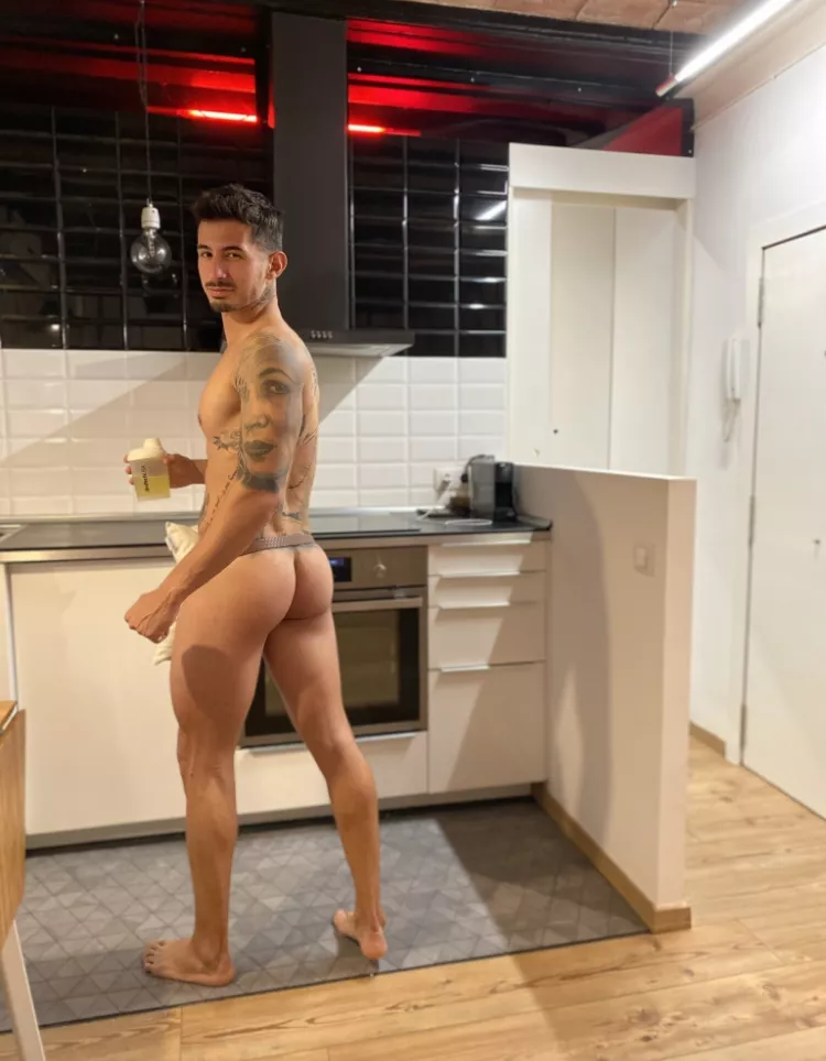 You caught me heading to the kitchen