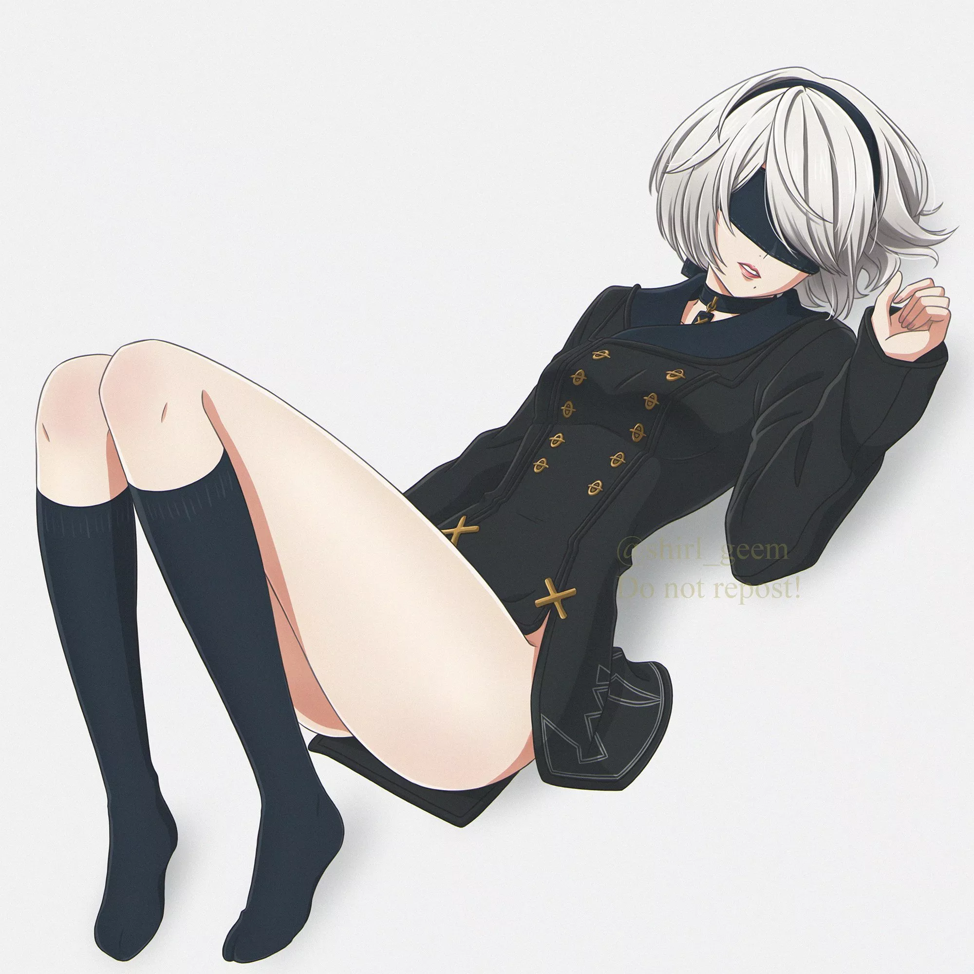 2B is 9S' clothes (shirl)