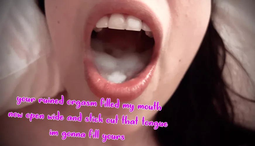 A big ruined orgasm…