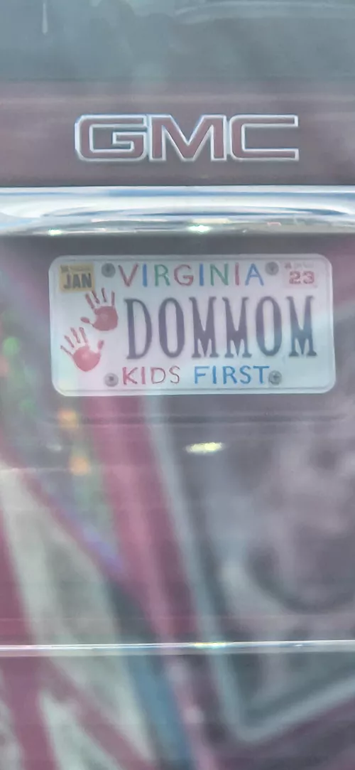 a license plate most of yall would follow