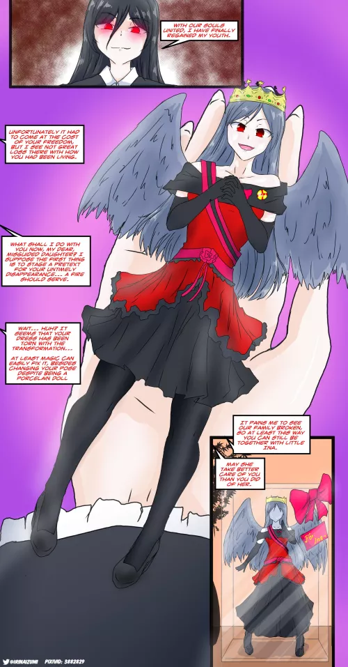 Bad mother is turned into a porcelain doll by the grandmother and given to her daughter