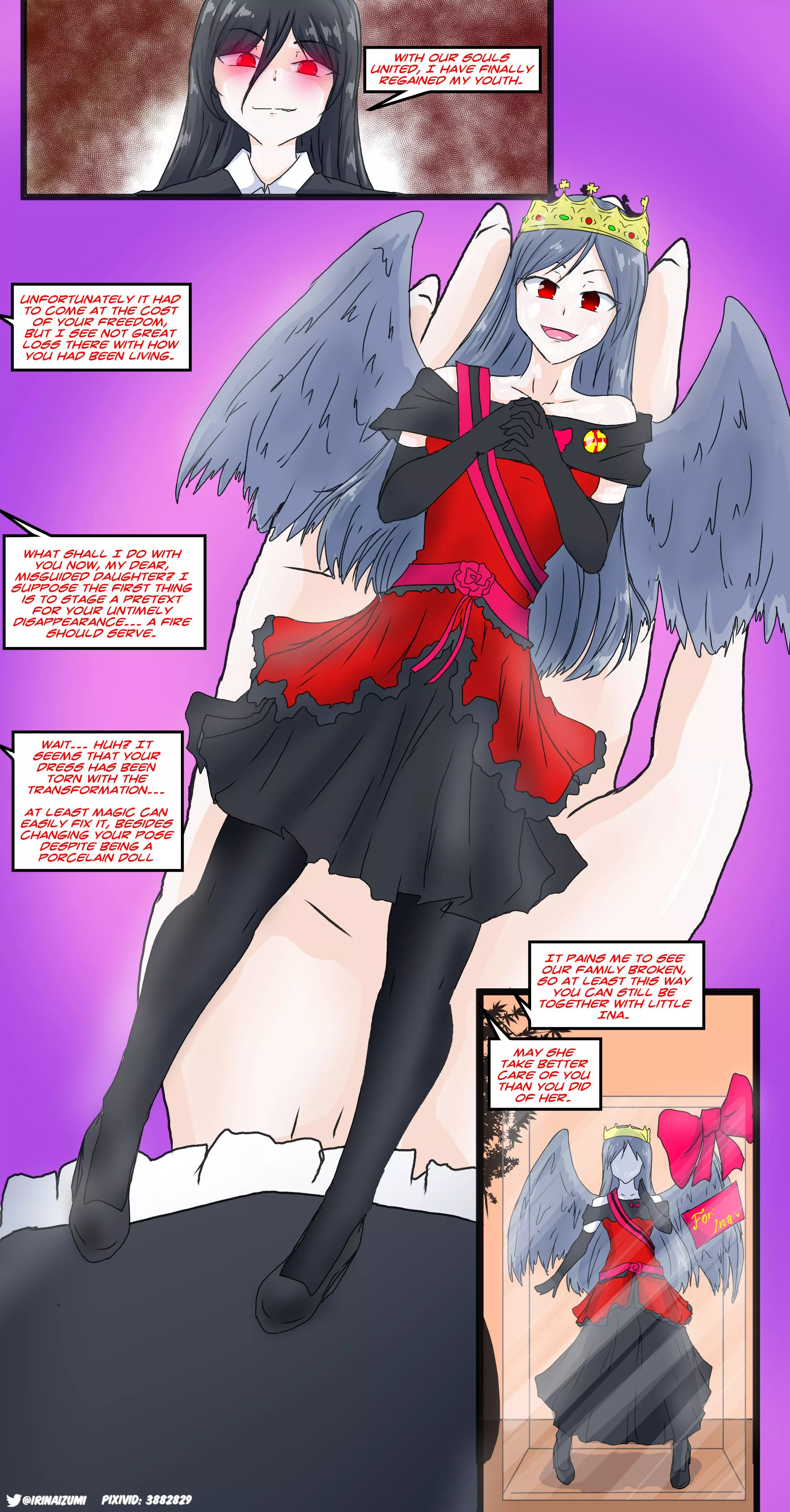 Bad mother is turned into a porcelain doll by the grandmother and given to her daughter