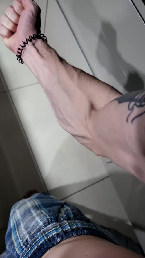 Can't seem to post anywhere else but proud of these veins