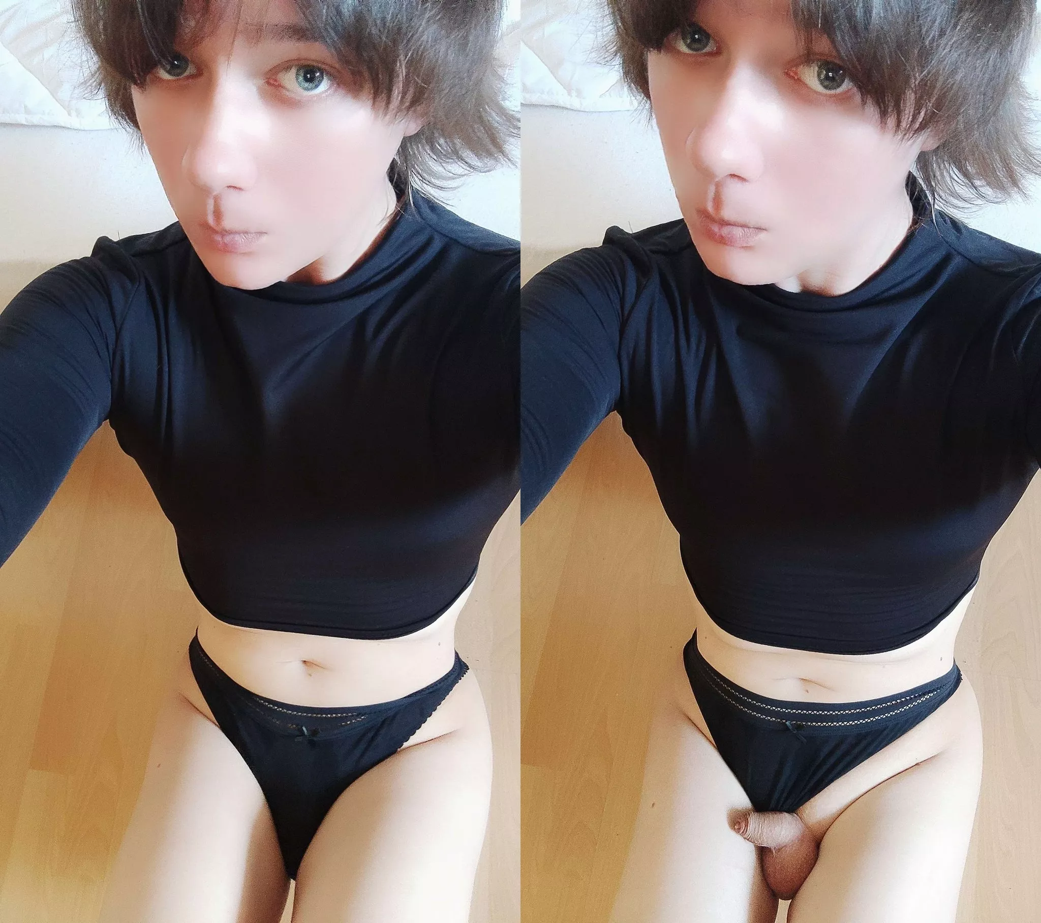 Do I look better without panties on the web?😳✌🏻 And yes, totally useless and limp, just a shame🙈🤏🏻