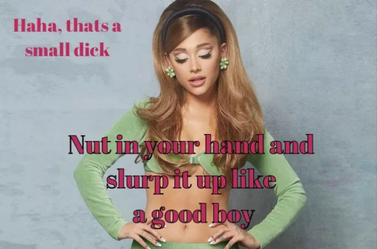 Eat your load for Ariana