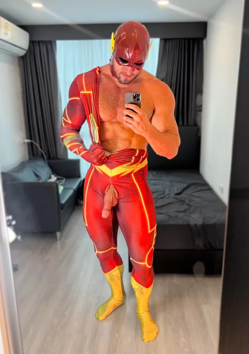 FLASH is here to save the day (6.8ft) 😈