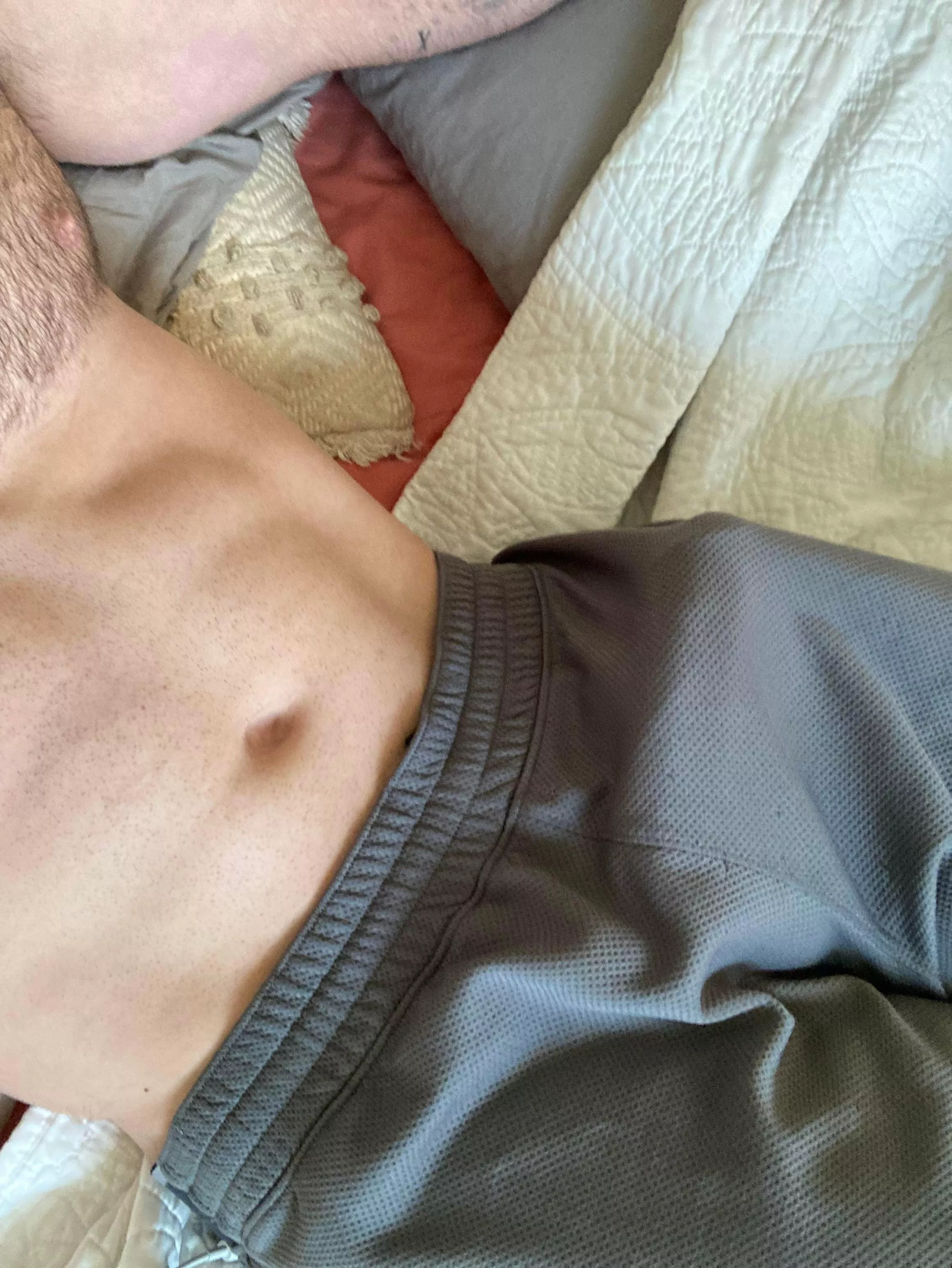 Getting ready for the gym… think these sweats will do?