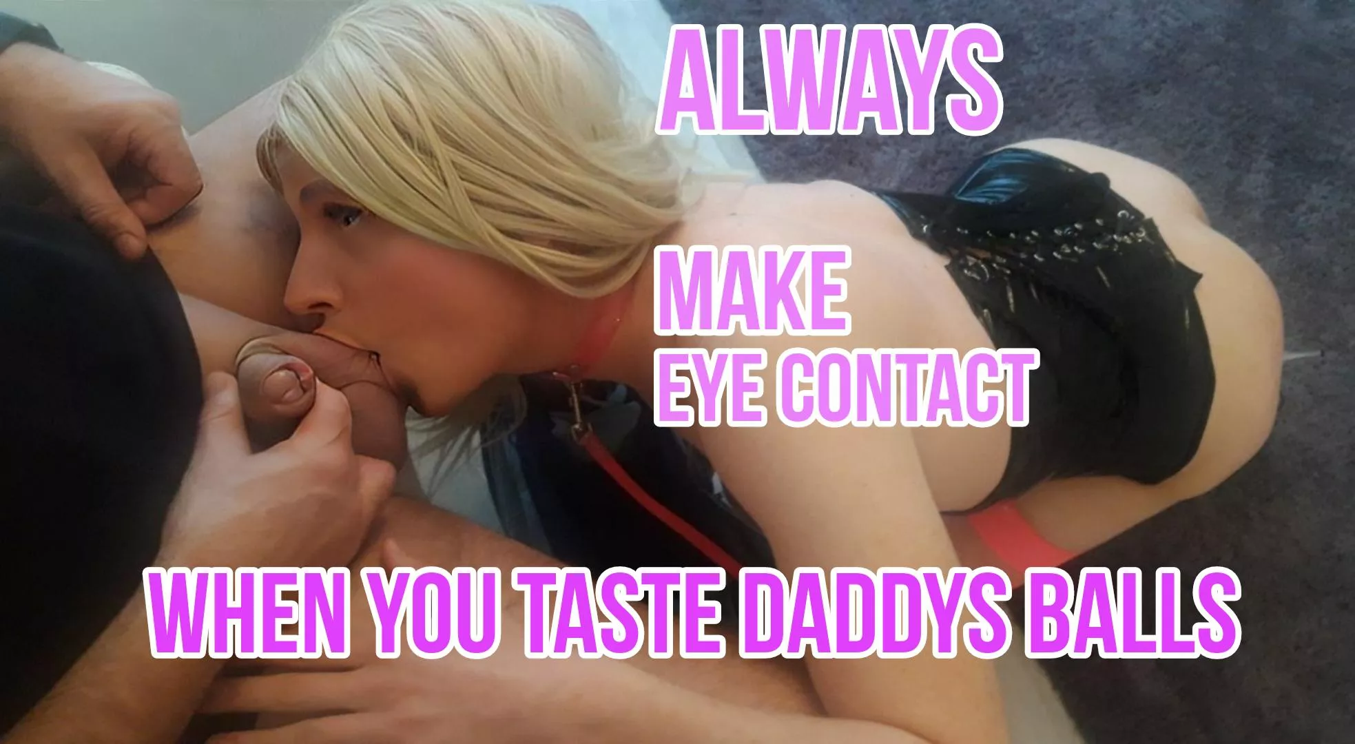 Goodgirls make eye contact.