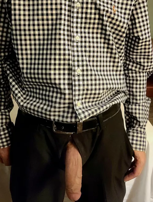 Hanging like it's a tie for my pants