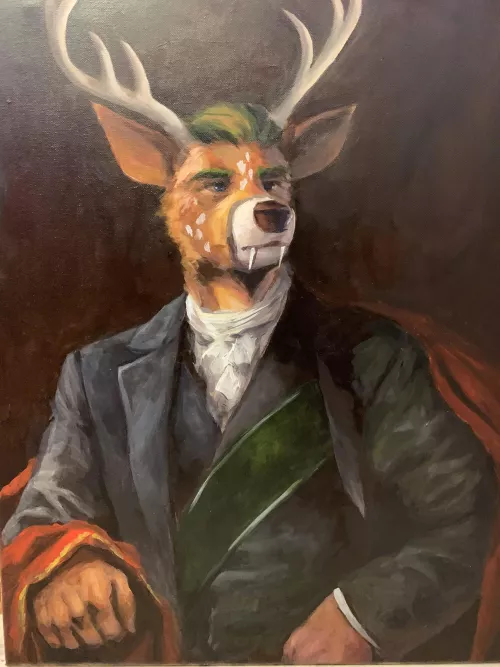 His Royal Highness (Physical acrylic painting for a friend by DWC Marshal Arts.)