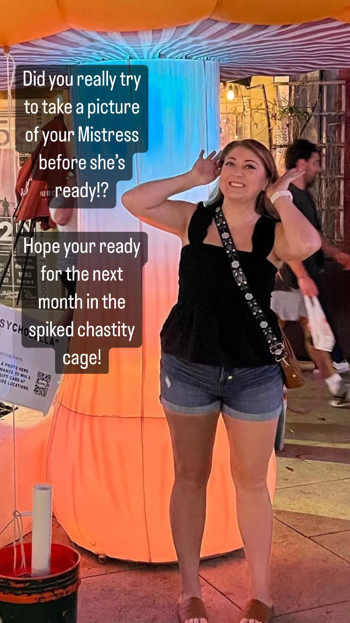 Hope you’re ready slave