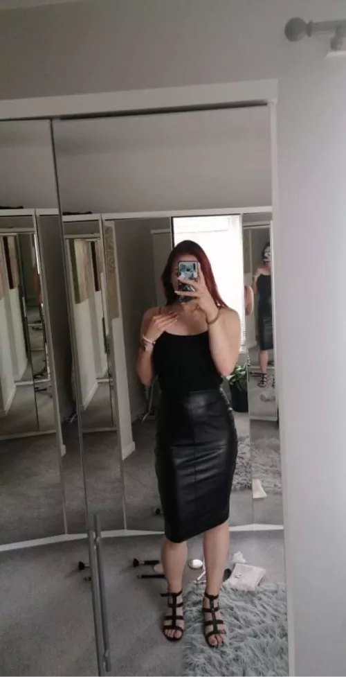 How does this leather dress suit me?