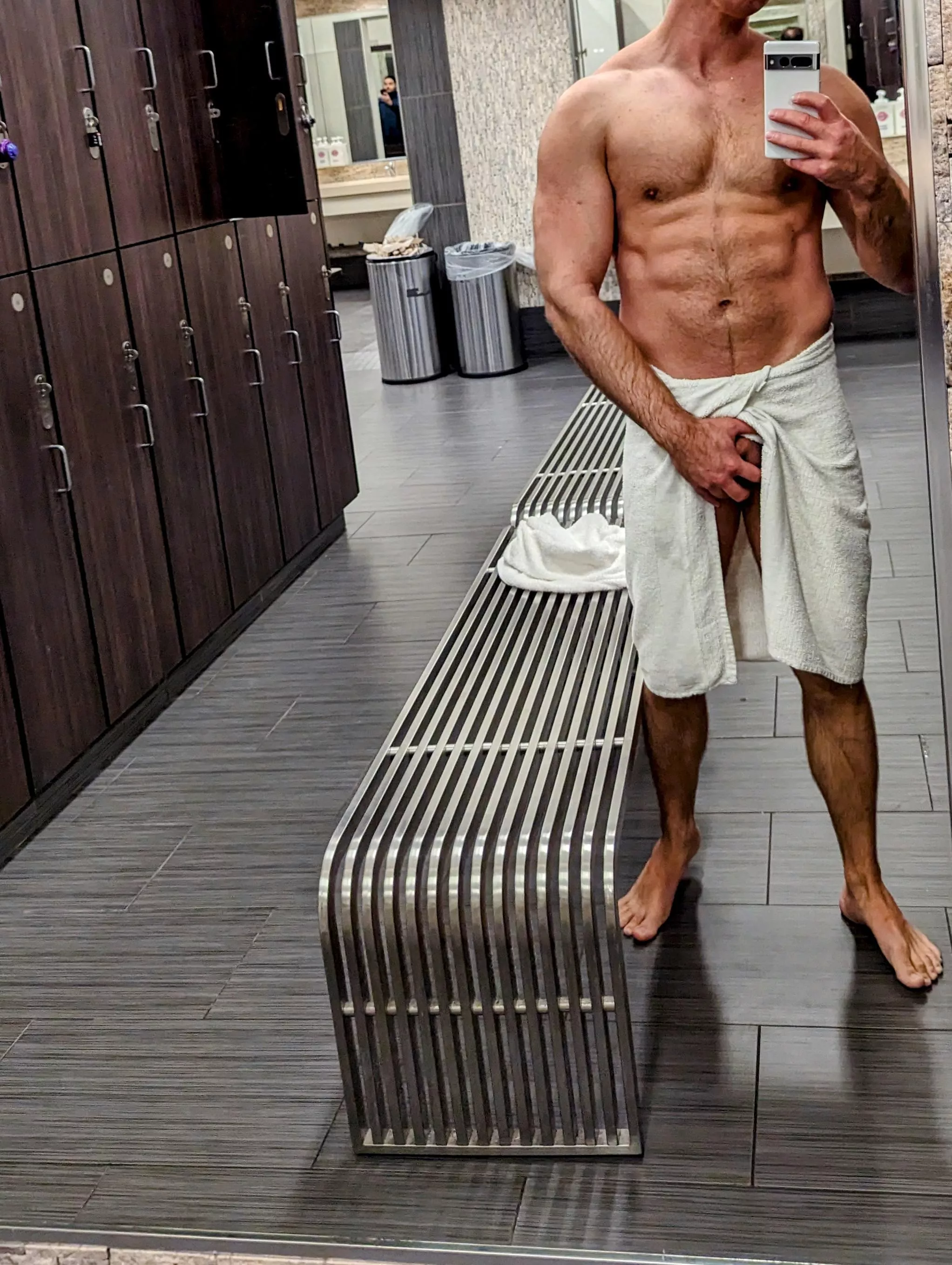 I need somebody's son here in the locker room [36]