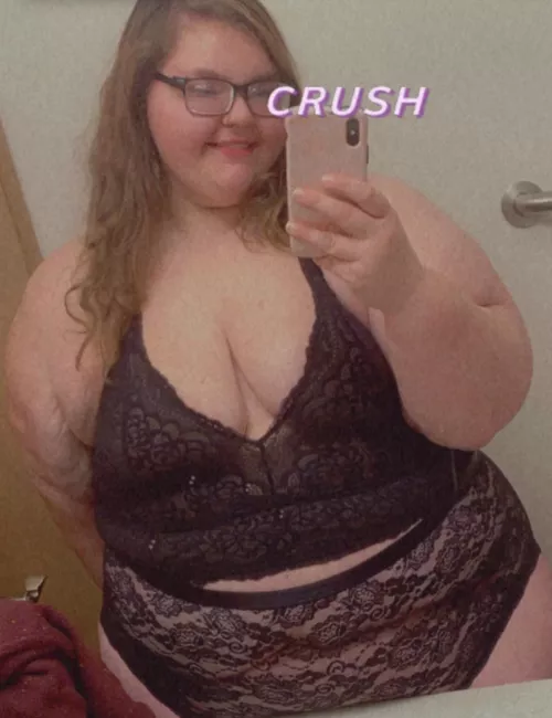 I think I have a crush on you 😅😘#sssbbw #bbw #gamergirl #titties #of