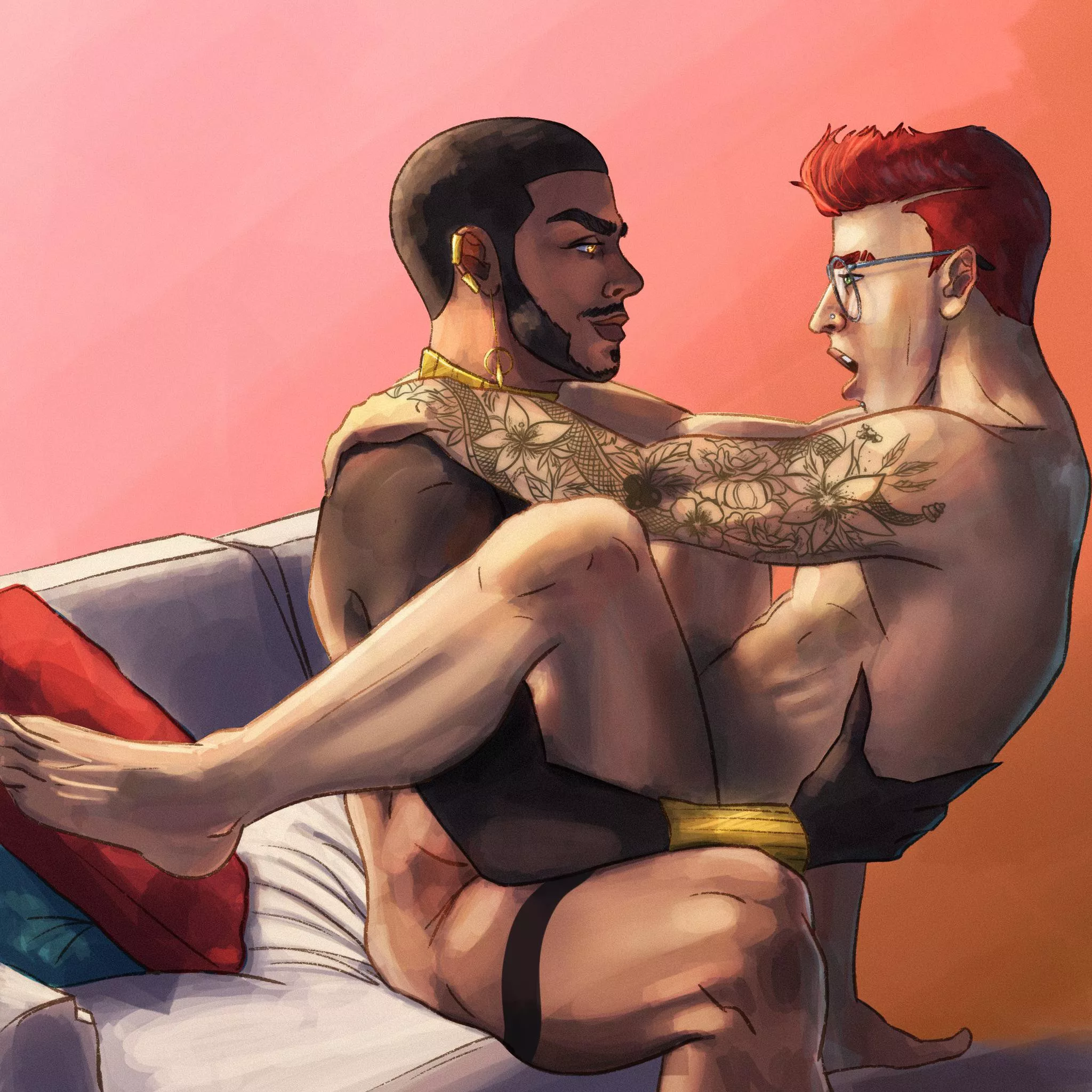 If you’ve seen what Amir is working with, you’ll know what Milo is going through right low 😳 (Gravity Boys link in comments)