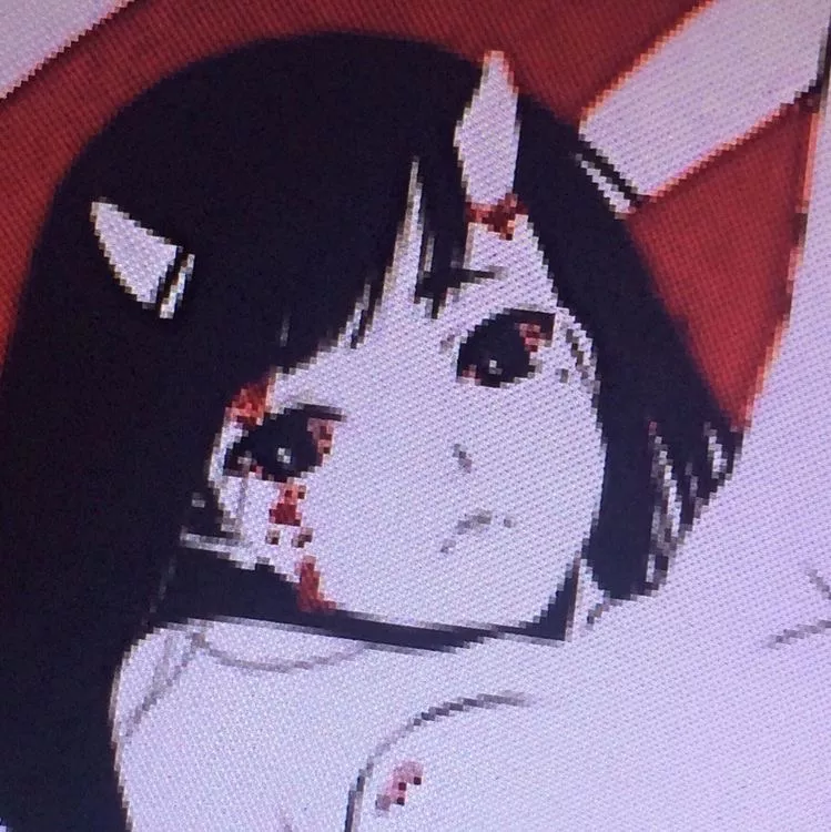 LF Color Source: 1girl, horns, long hair