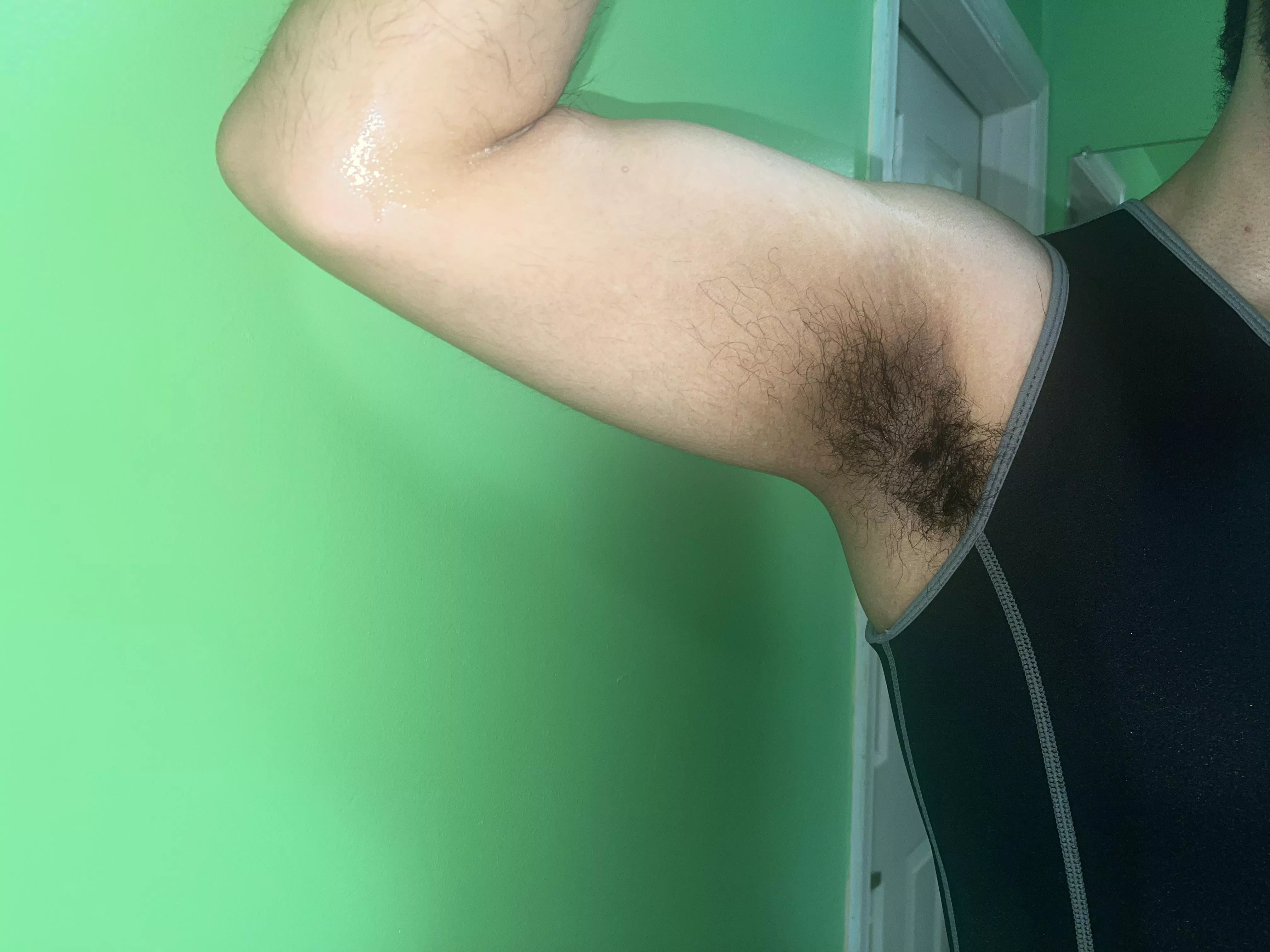 Lick all the sweat up