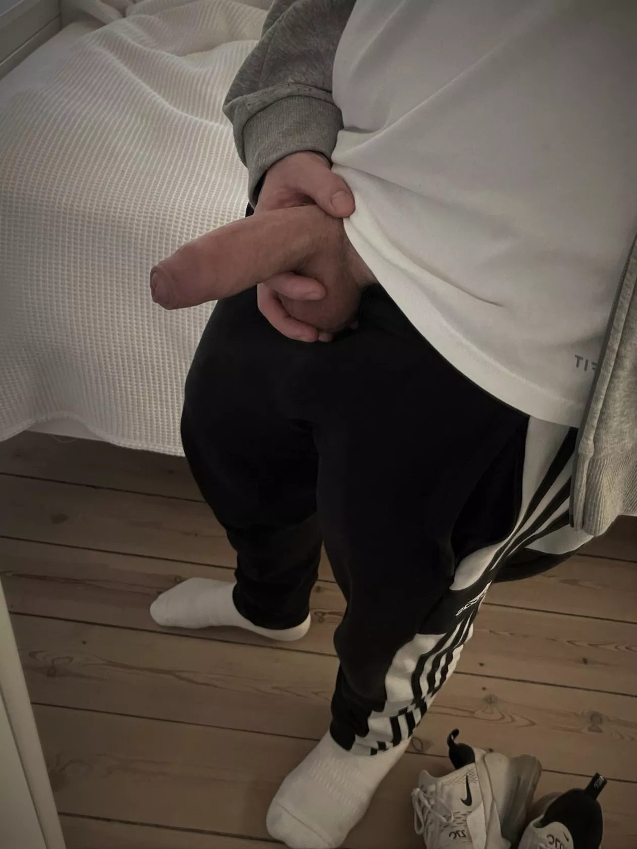 Little bros balls are heavy