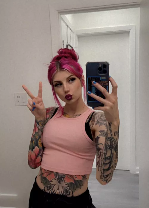 Love a lipstick that matches my hair!